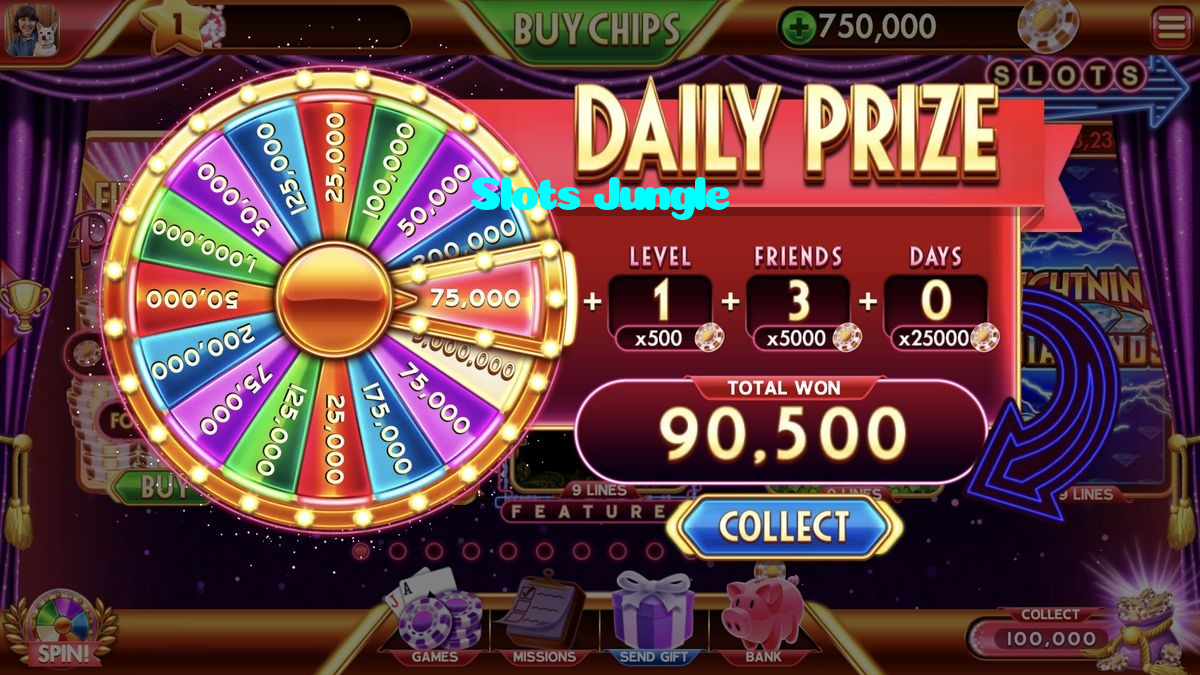 Slots Jungle casino presented on mobile device in Pakistan with slots and live games